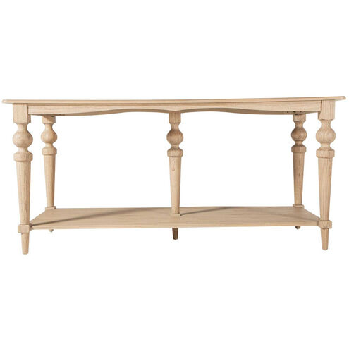 Nirvana 76.75 X 30.5 inch Brushed Blonde Natural Console Table
