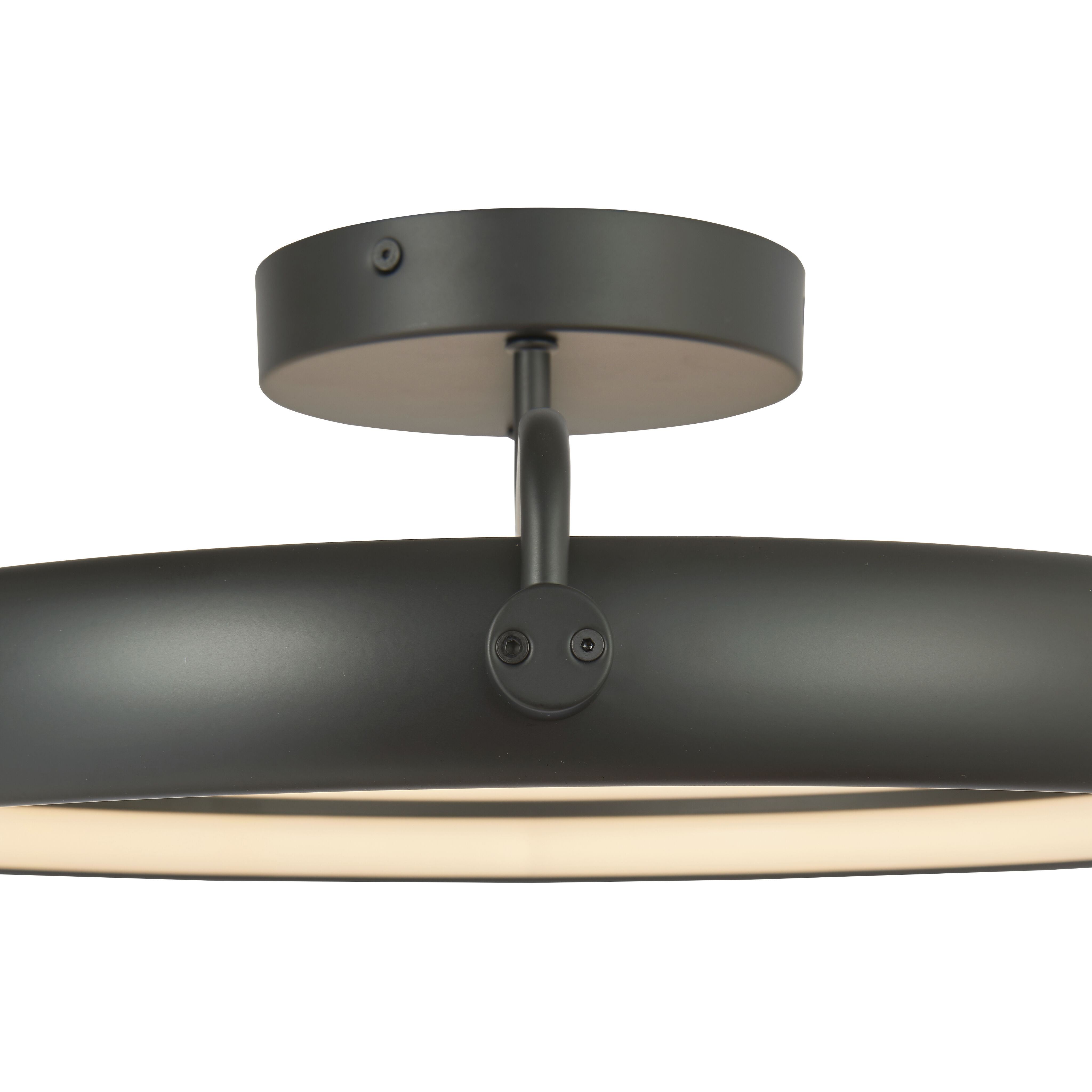 Rave LED 18 inch Matte Black Flush Mount Ceiling Light