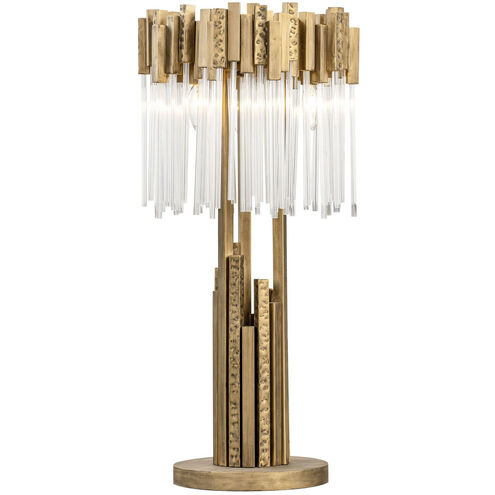 Matrix 30 inch 60 watt Havana Gold Table Lamp Portable Light