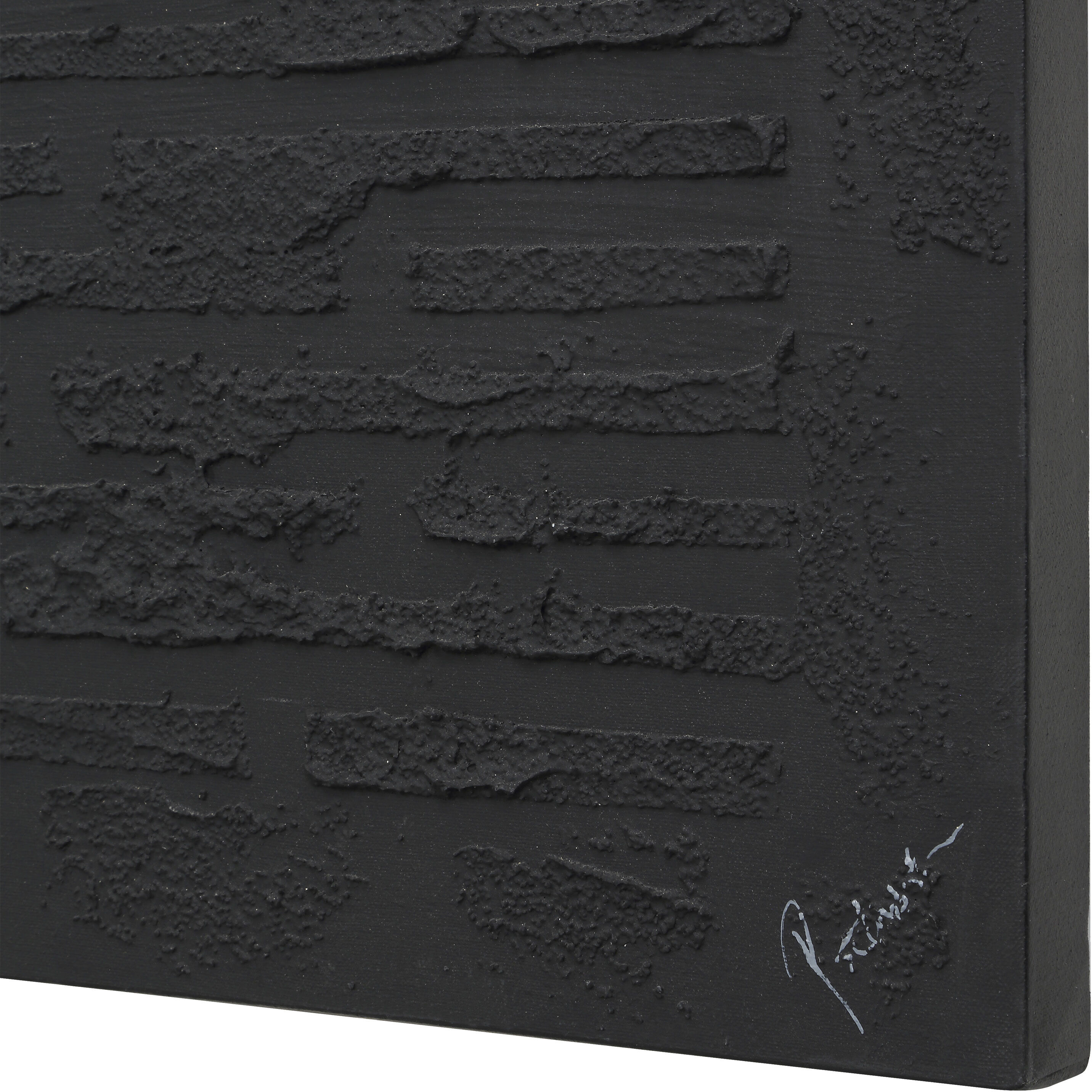 Kinetic Black Canvas Art