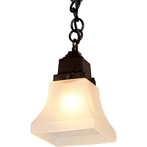 Ruskin 1 Light 5 inch Satin Black Pendant Ceiling Light, Glass Sold Separately