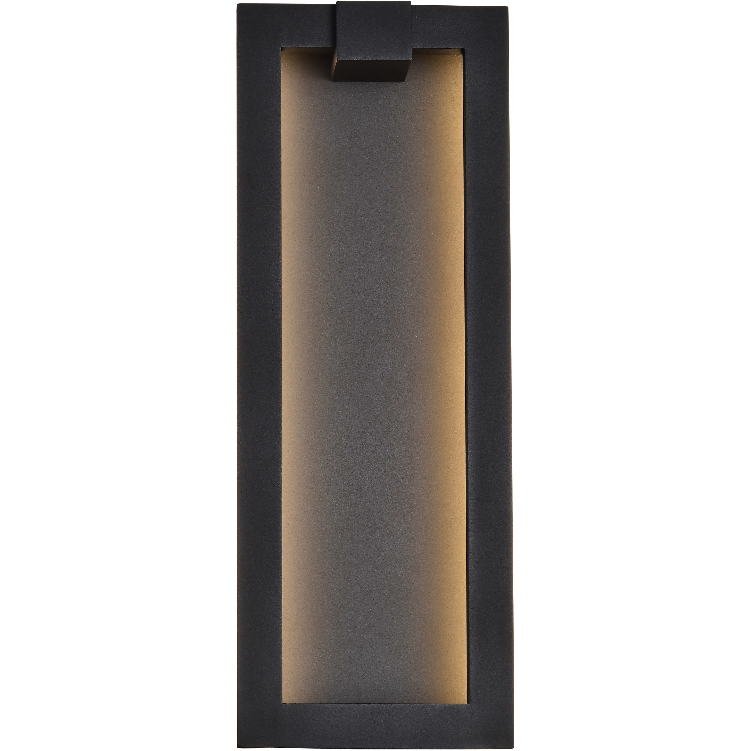 Crew LED 19.13 inch Sand Black Outdoor Wall Light