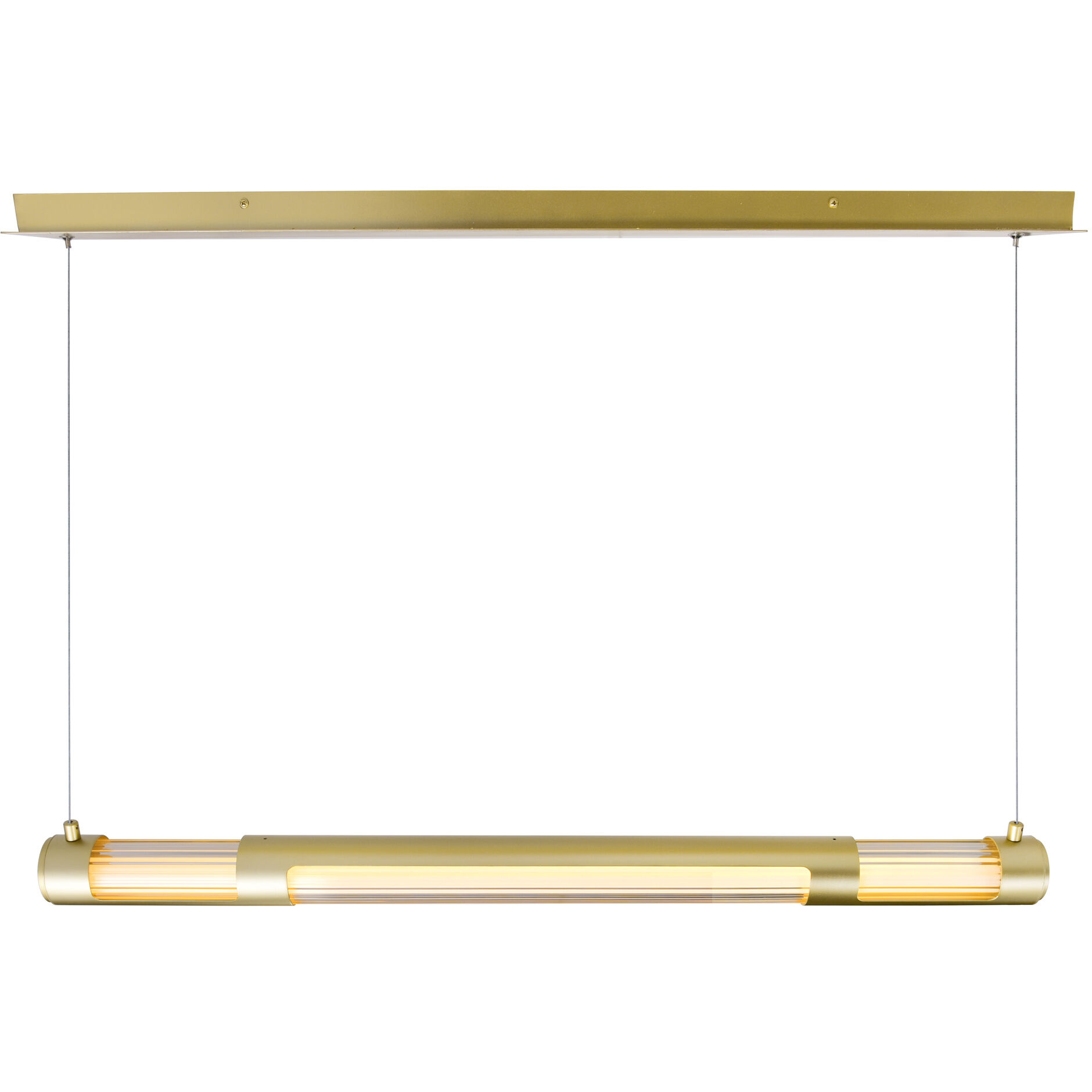 Neva LED 36 inch Satin Gold Island/Pool Table Light Ceiling Light