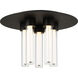 Sean Lavin Kola LED 13 inch Nightshade Black Flush Mount Ceiling Light in LED 90 CRI 2700K 120V, Integrated LED