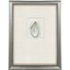 Oyster in Paradise Beige and Blue and Neutral and Turquoise Framed Art