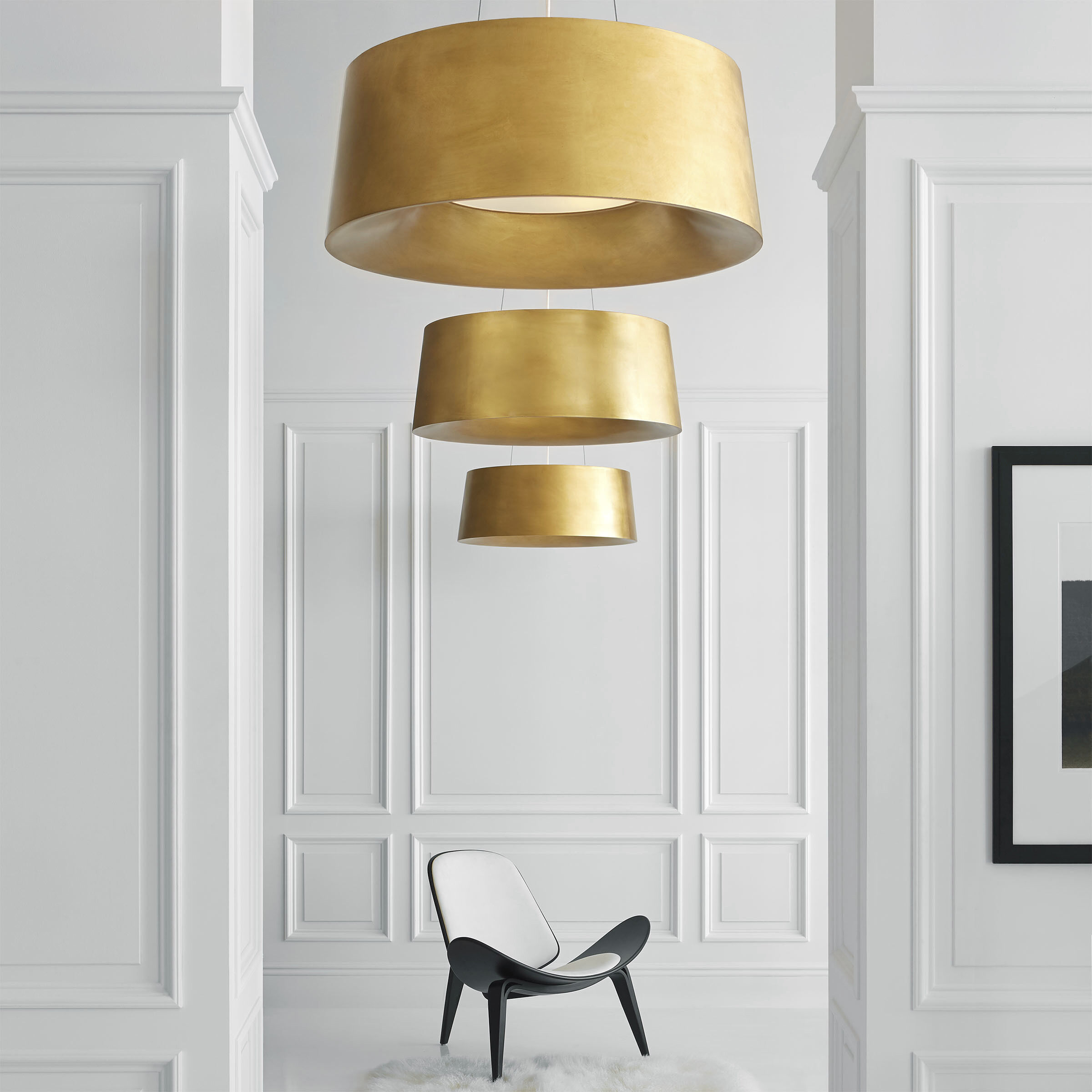 Visual Comfort Signature Halo Pendant Gild BBL 5090G