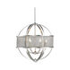 Colson 6 Light 27 inch Pewter Chandelier Ceiling Light