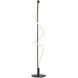 Cursive 60 inch 20.00 watt Black Floor Lamp Portable Light