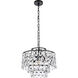 Mila 3 Light 16 inch Black Pendant Ceiling Light