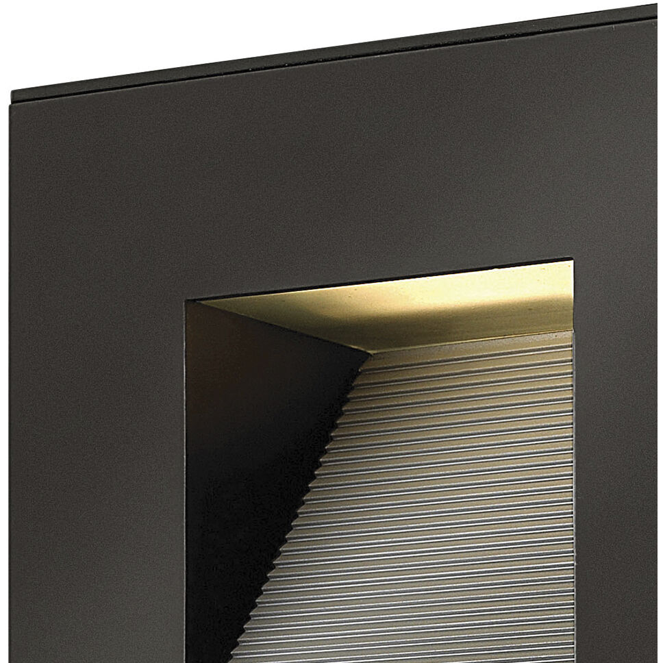 Luna LED 9 inch Satin Black Outdoor Wall Mount Lantern, Medium