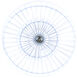 Channel 1 Light 20 inch White Pendant Ceiling Light