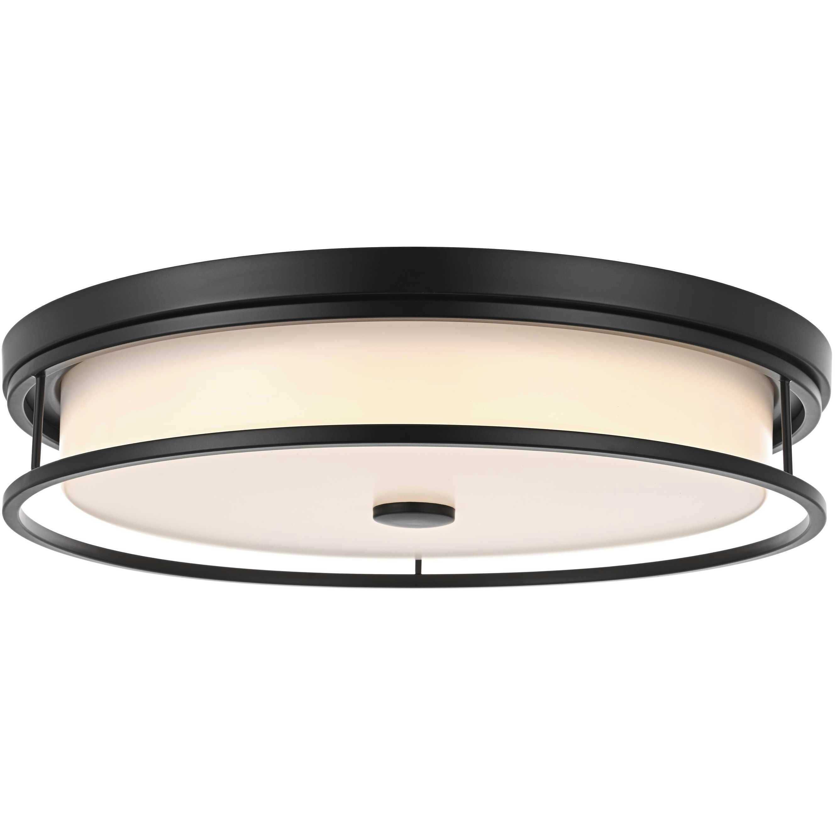 Kolson 20 inch Black Flush Mount Ceiling Light
