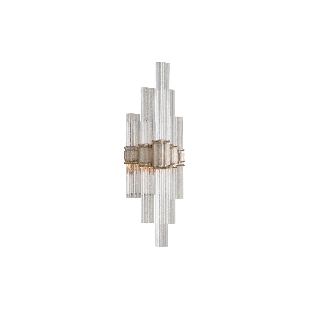 Viola LED 7 inch Modern Silver Leaf ADA Wall Sconce Wall Light in 20.00