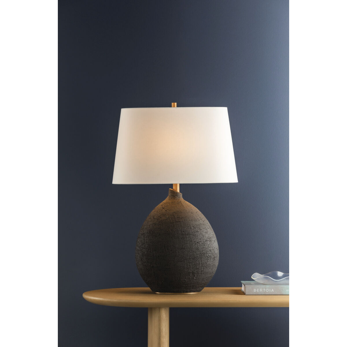 Denali 28.5 inch 75.00 watt Dusk Black Table Lamp Portable Light