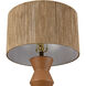 Belen 31 inch 9 watt Ochre Glazed Table Lamp Portable Light