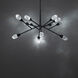 Beyond Synapse LED 31.5 inch Black Chandelier Ceiling Light, Beyond