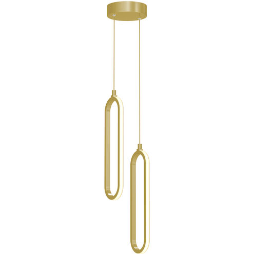 Sienna LED 5 inch Gold Pendant Ceiling Light