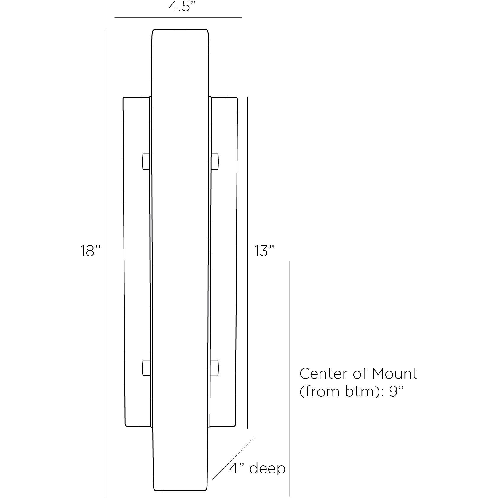 Velasco 1 Light 4.5 inch White ADA Sconce Wall Light