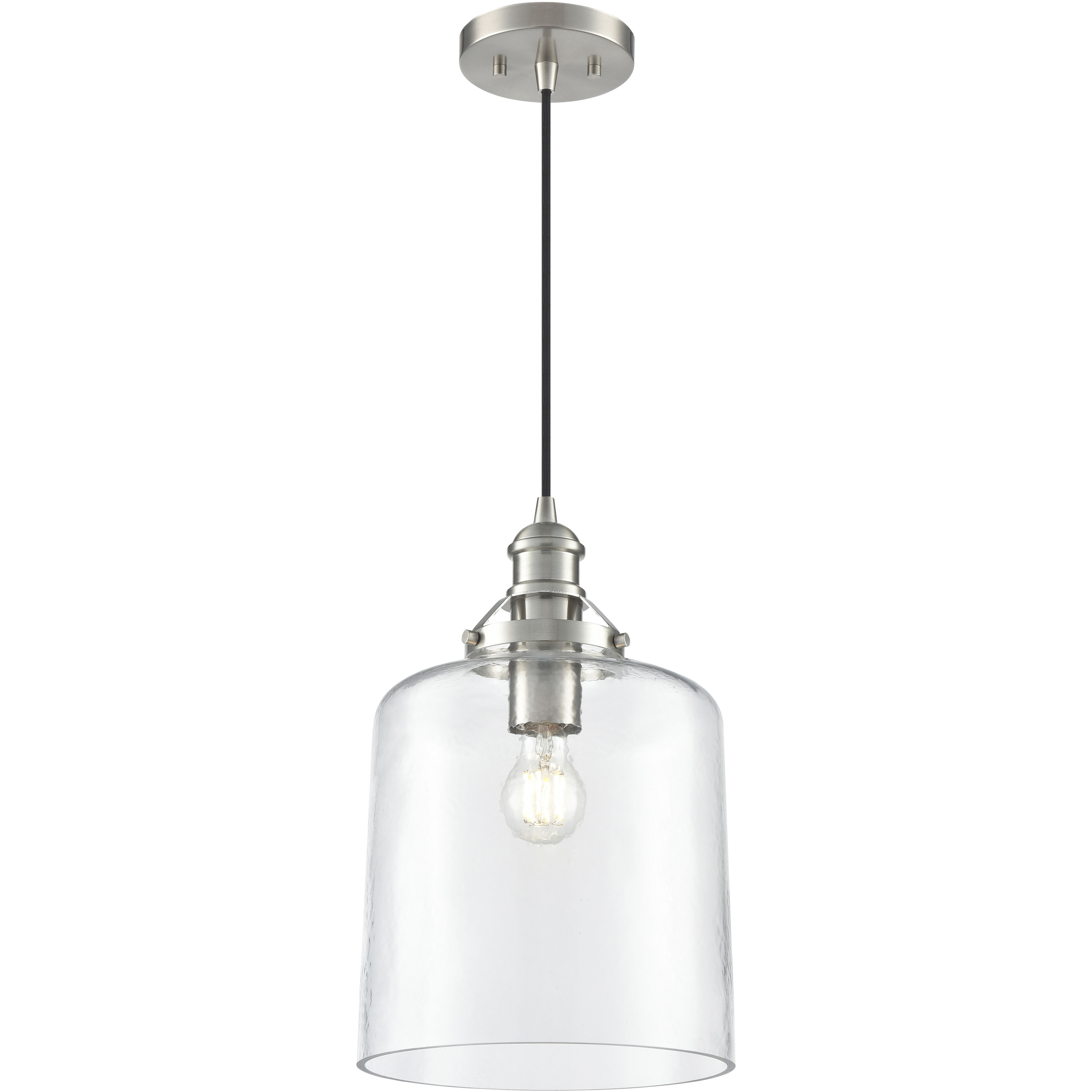 Khrisa 1 Light 10 inch Brushed Nickel Pendant Ceiling Light