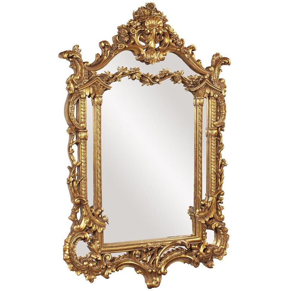 Arlington 49 X 34 inch Antique Gold Leaf Wall Mirror