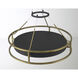 Levitation LED 19 inch Soft Brass And Sand Coal Pendant Ceiling Light