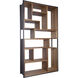 Bauhaus Dark Walnut Bookcase