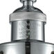 Franklin Restoration Small Oxford LED 7.5 inch Polished Chrome Semi-Flush Mount Ceiling Light in Seedy Glass, Franklin Restoration