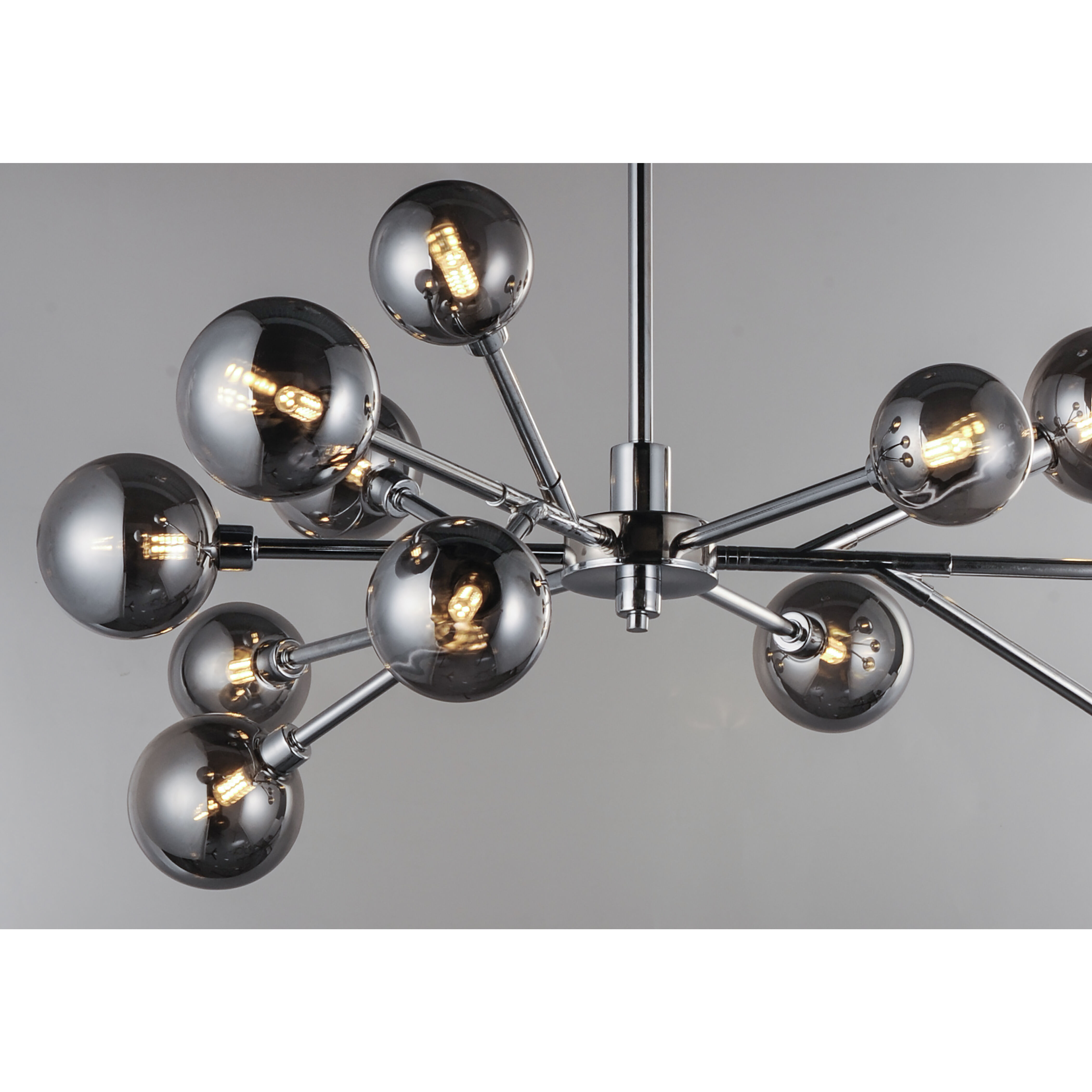 Asteroid LED 41.5 inch Polished Chrome Multi-Light Pendant Ceiling Light