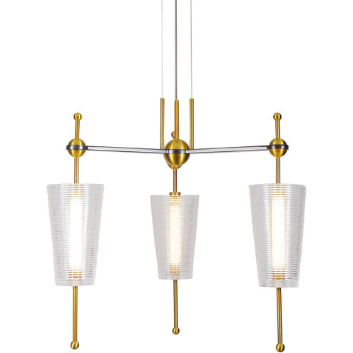 Artisan Collection/TOSCANA Series 25.5 inch Antique Brass Pendant Ceiling Light