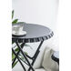 Anita 57.5 X 39.8 inch Black Side Table