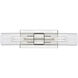 Ballston Urban 2 Light 18 inch Polished Nickel Bath Vanity Light Wall Light in Clear Glass