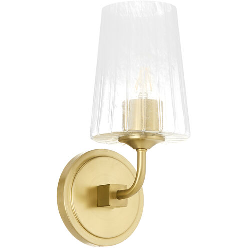 Providence Wall Mount Wall Light in Aged Brass