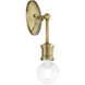 Lansdale 1 Light 5 inch Antique Brass Vanity Sconce Wall Light