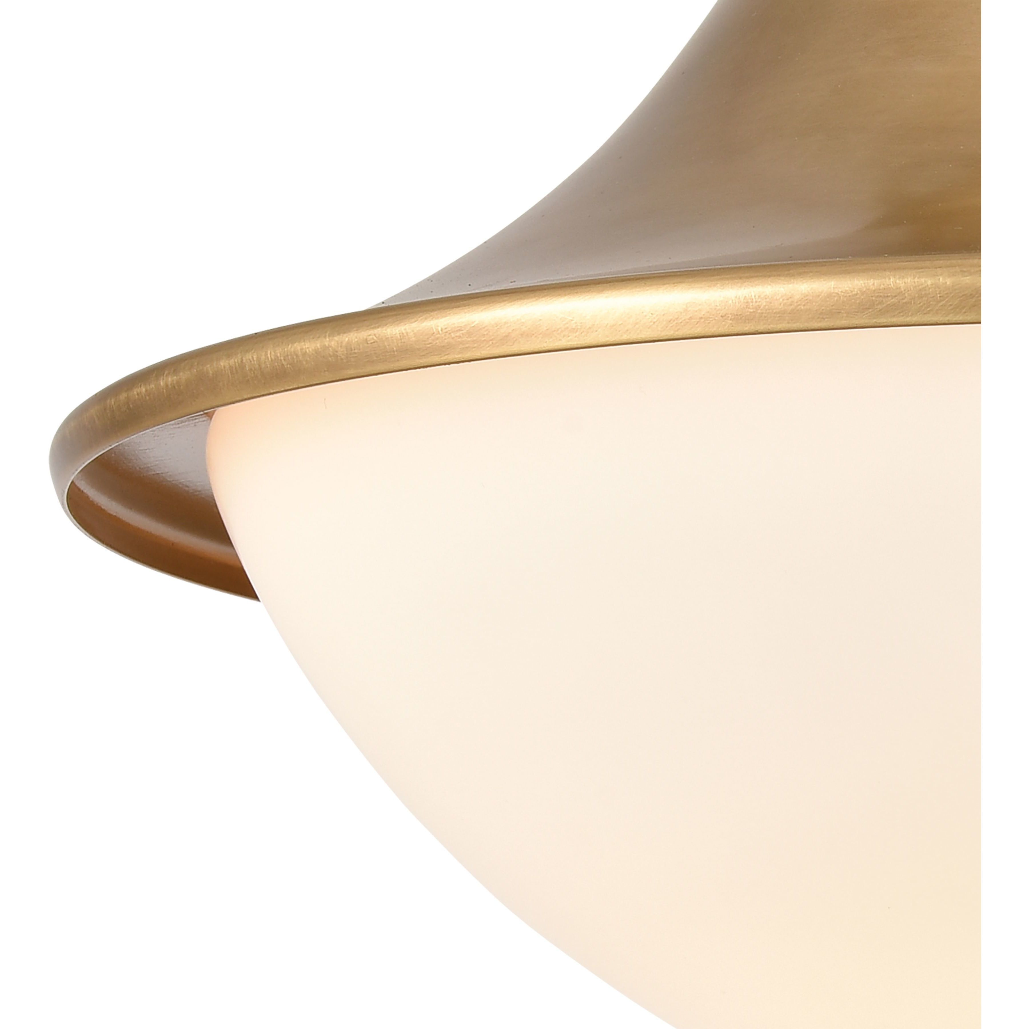 Matterhorn 1 Light 13 inch Natural Flush Mount Ceiling Light