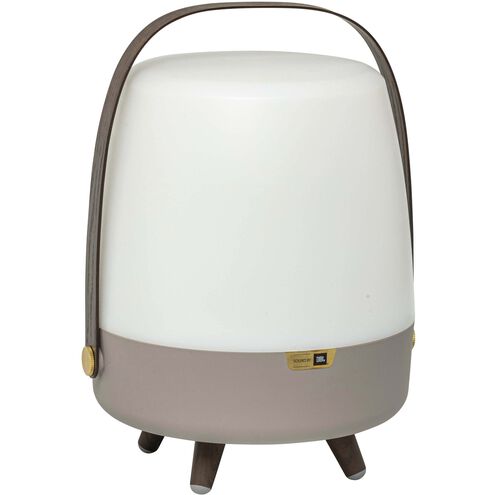 Lite Up Play 15.75 X 11.4 inch Earth Light Brown Taupe Portable Speaker Lamp in Earth Light Brown/Taupe, Kooduu