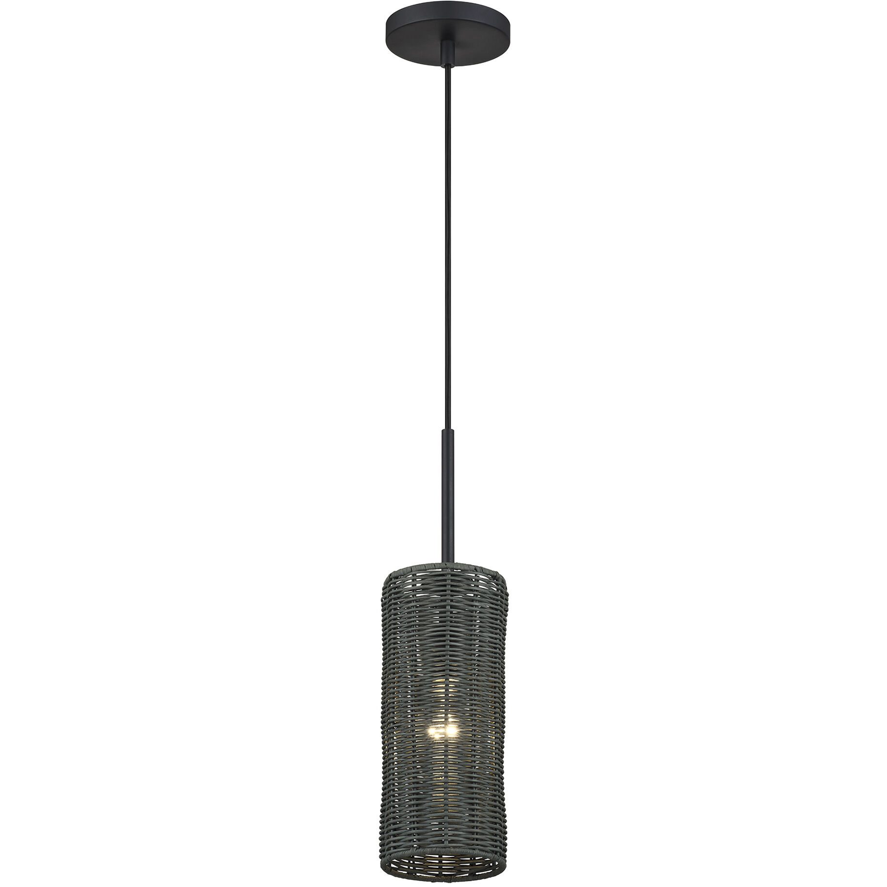 Weavington 1 Light 5.13 inch Black Mini Pendant Ceiling Light