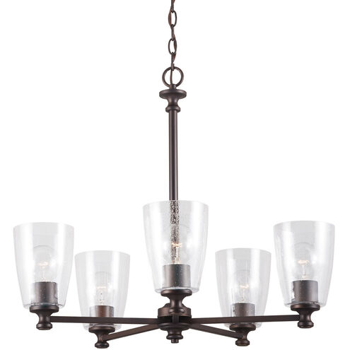 Myles 5 Light 27 inch Bronze Chandelier Ceiling Light