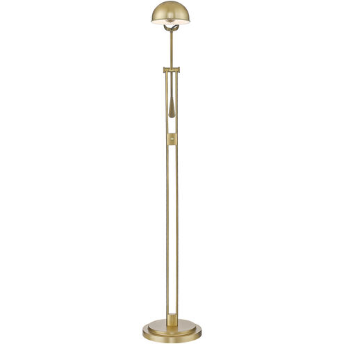 Grammercy Park 82.5 inch 100.00 watt Heritage Brass Floor Lamp Portable Light