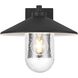 Scott 1 Light 10 inch Black Outdoor Wall Sconce