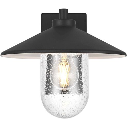Scott 1 Light 10 inch Black Outdoor Wall Sconce