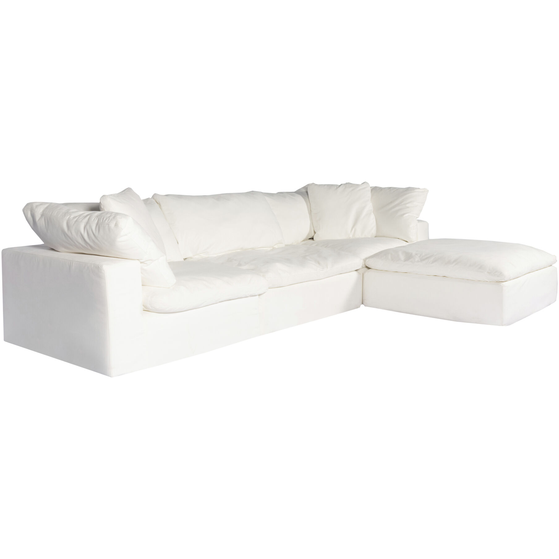 Clay White Lounge Modular Sectional