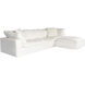 Clay White Lounge Modular Sectional