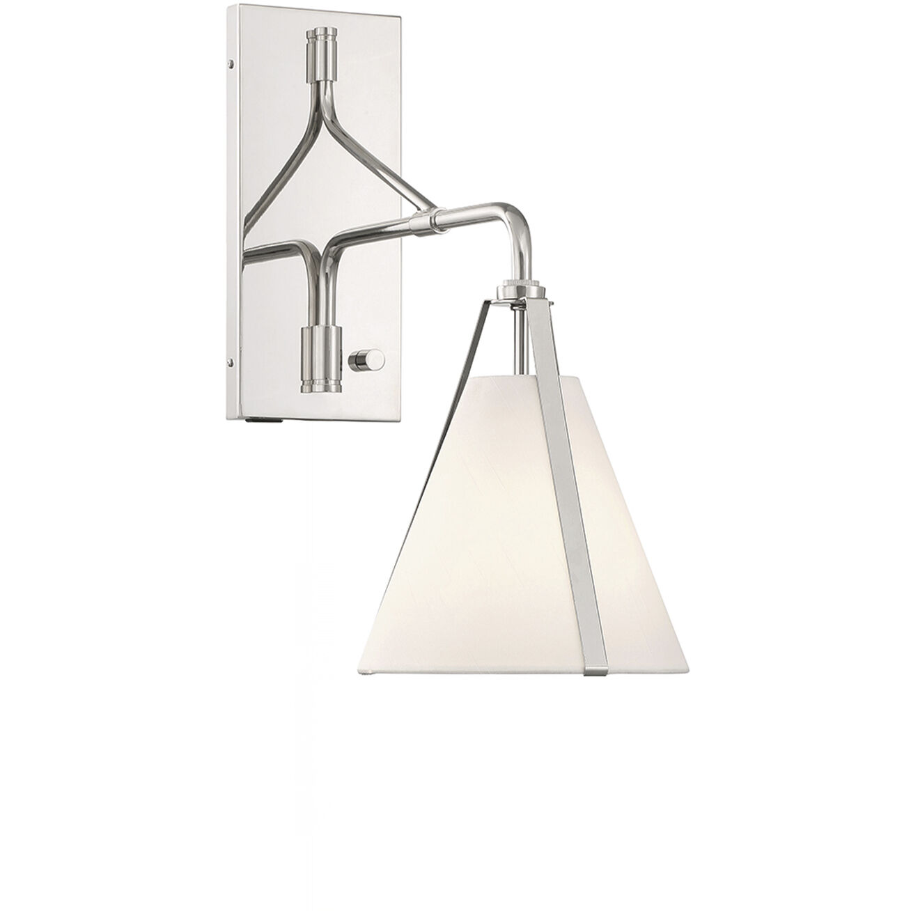 Fulton 18 inch 60.00 watt Polished Nickel Task Sconce Wall Light