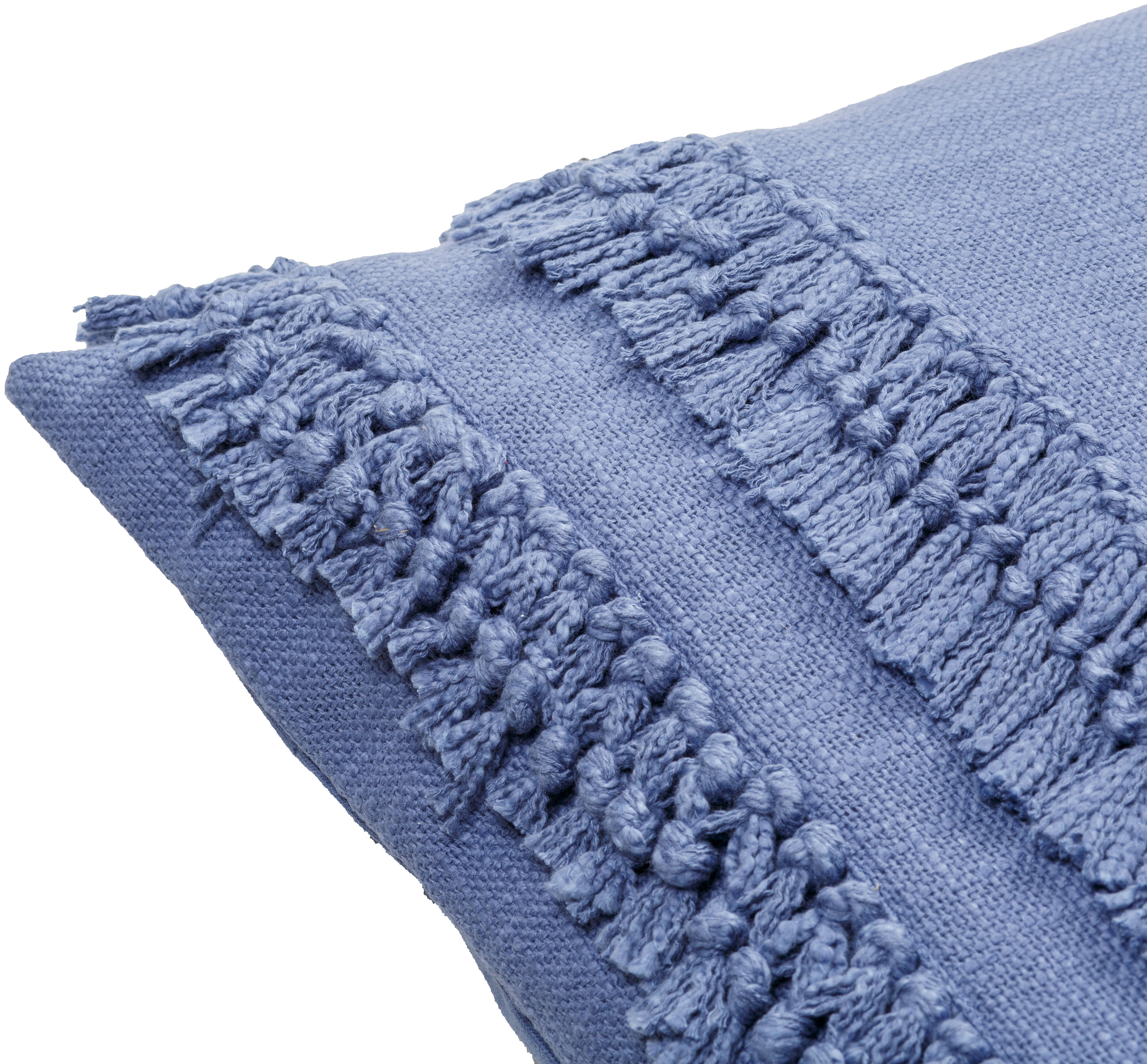 Katie 22 inch Blue Pillow Kit in 14 x 22, Lumbar