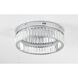 Canada LED 15.75 inch Chrome Flush Mount Ceiling Light
