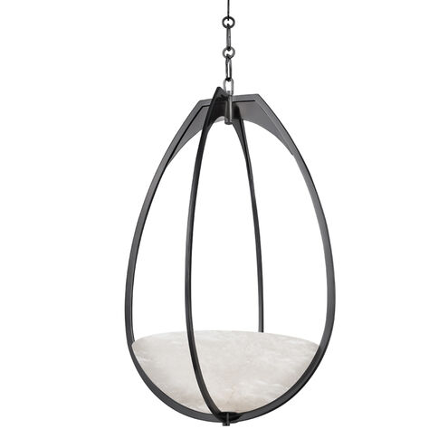 Lloyd LED 18.5 inch Black Nickel Pendant Ceiling Light, Large