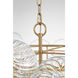 Zia 5 Light 32.28 inch Brushed Nickel Chandelier Ceiling Light