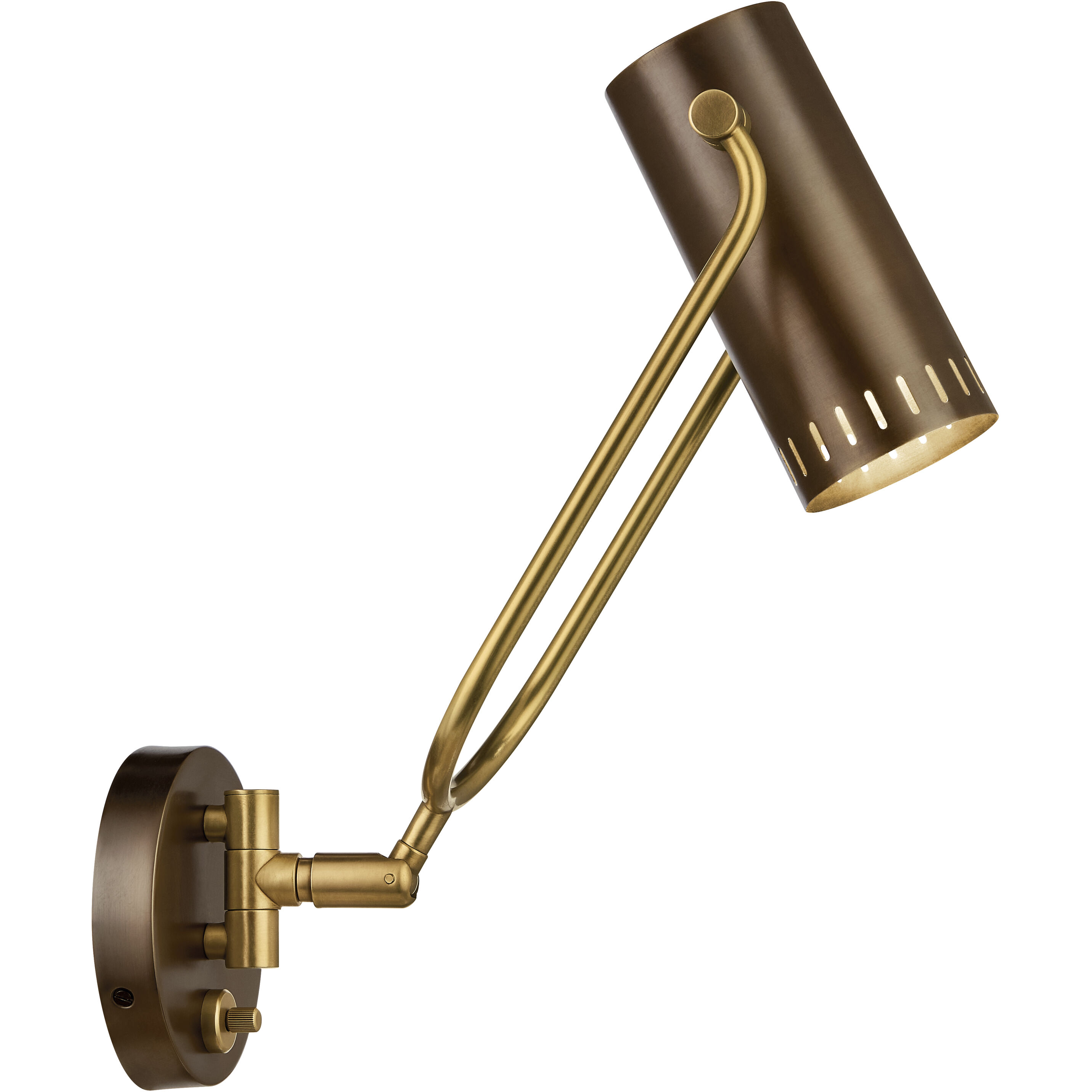 Ruehl 14 inch 9 watt Lacquered Bronze Swing Arm Wall Sconce Wall Light