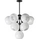 Neve 10 Light 27.5 inch Black Multi-Light Pendant Ceiling Light