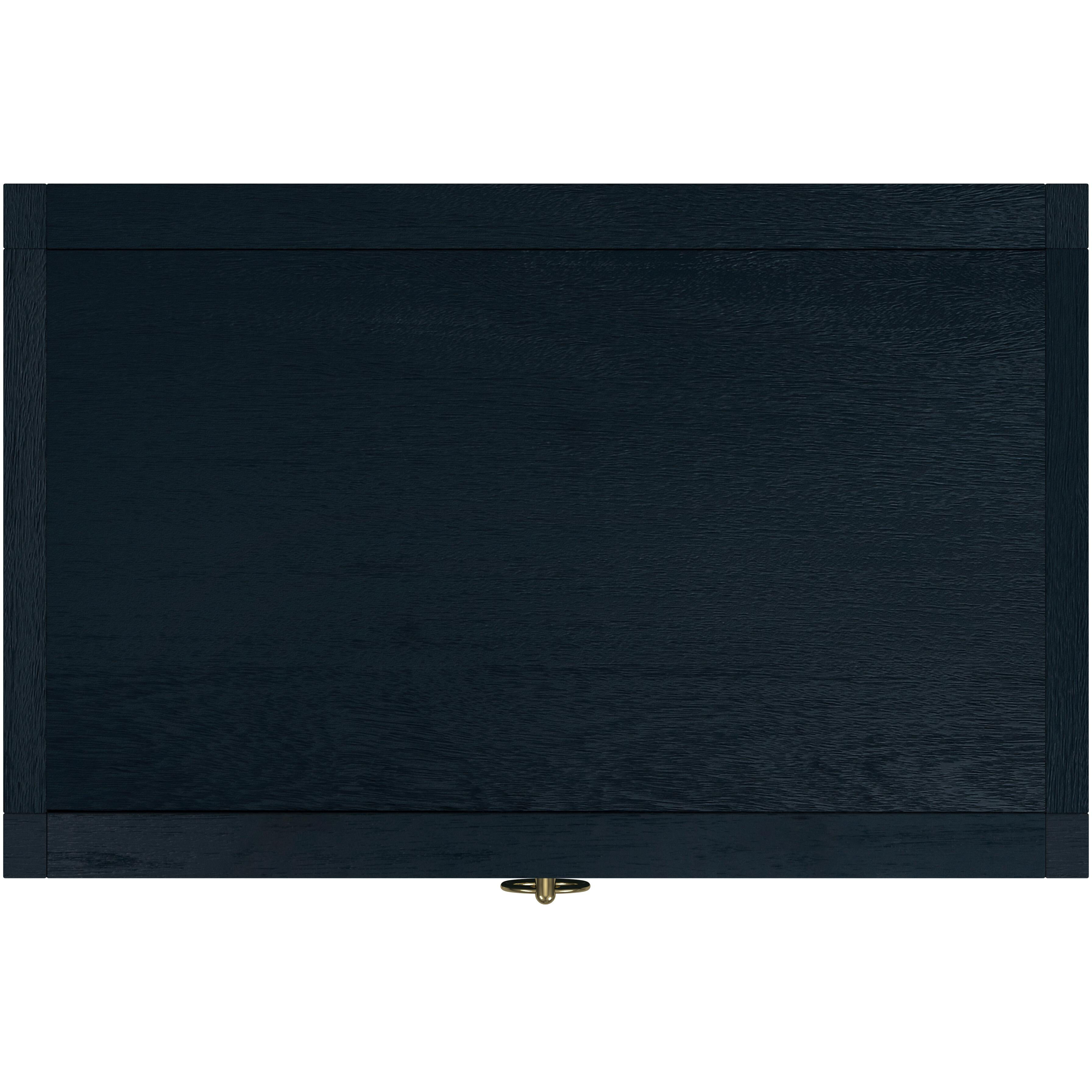 Lark  3 Drawer Nightstand in Navy Blue